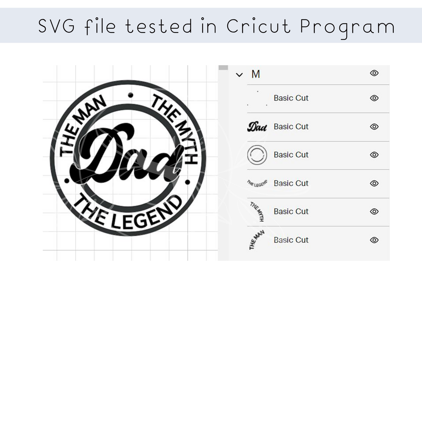 Dad the Legend SVG, Fathers day SVG