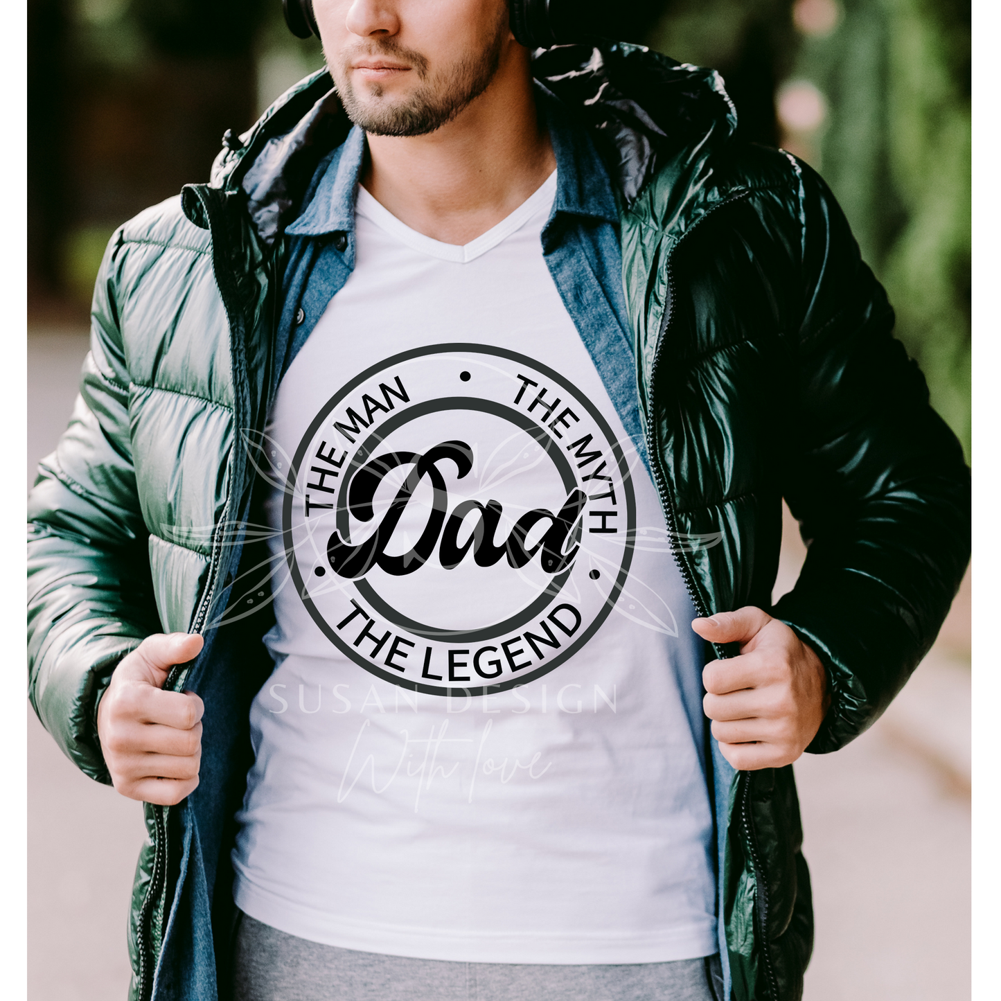 Dad the Legend SVG, Fathers day SVG