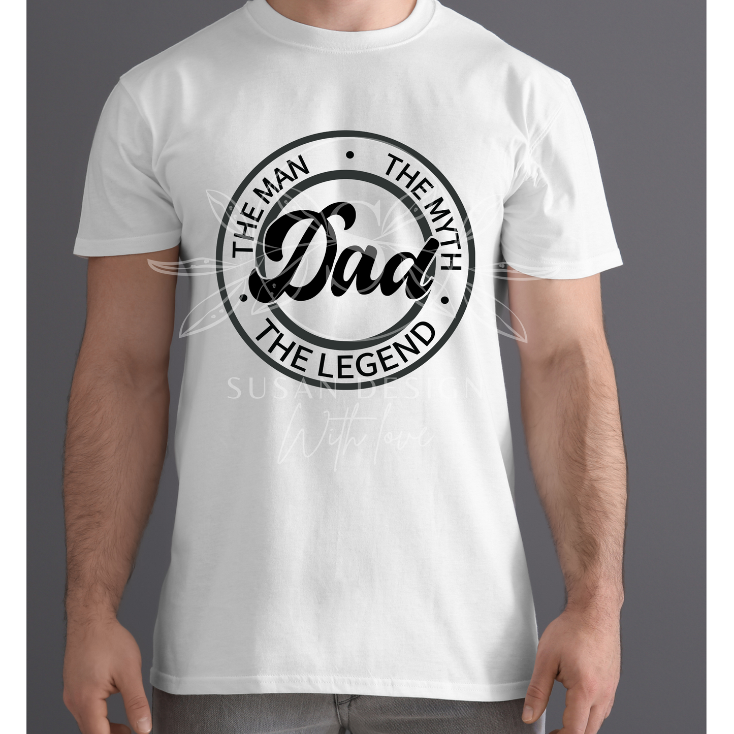 Dad the Legend SVG, Fathers day SVG