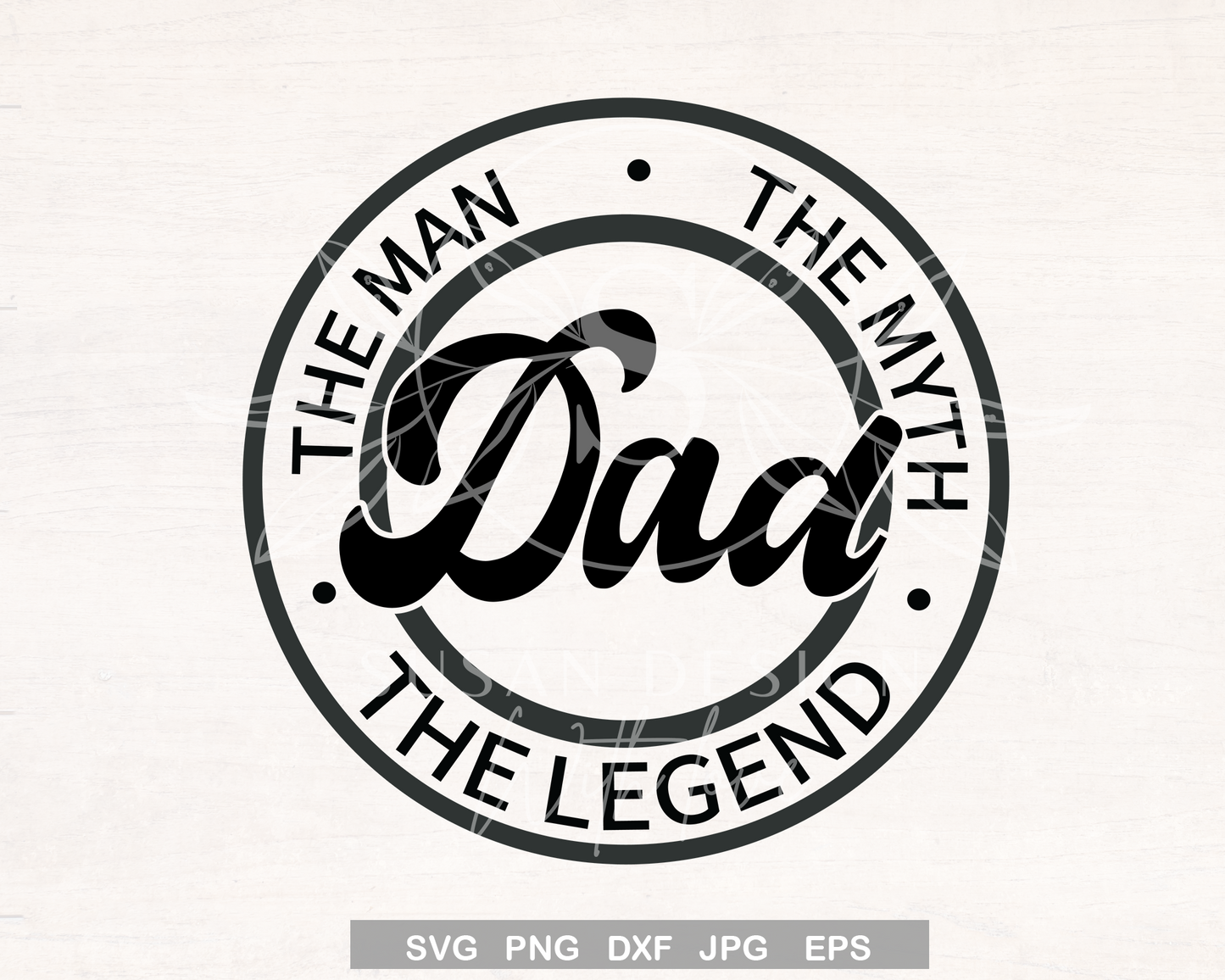 Dad the Legend SVG, Fathers day SVG