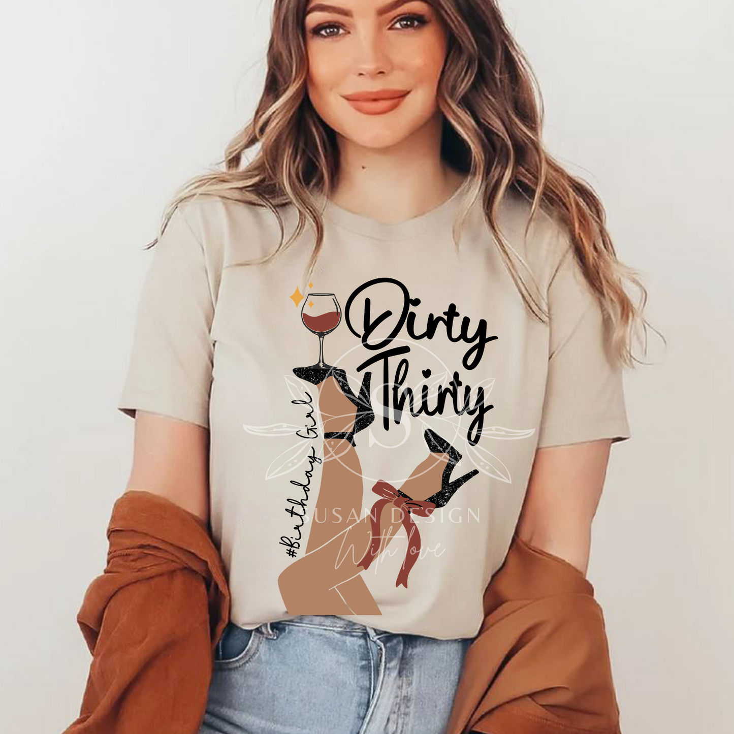 Dirty Thirty, 30 Birthday Girl SVG