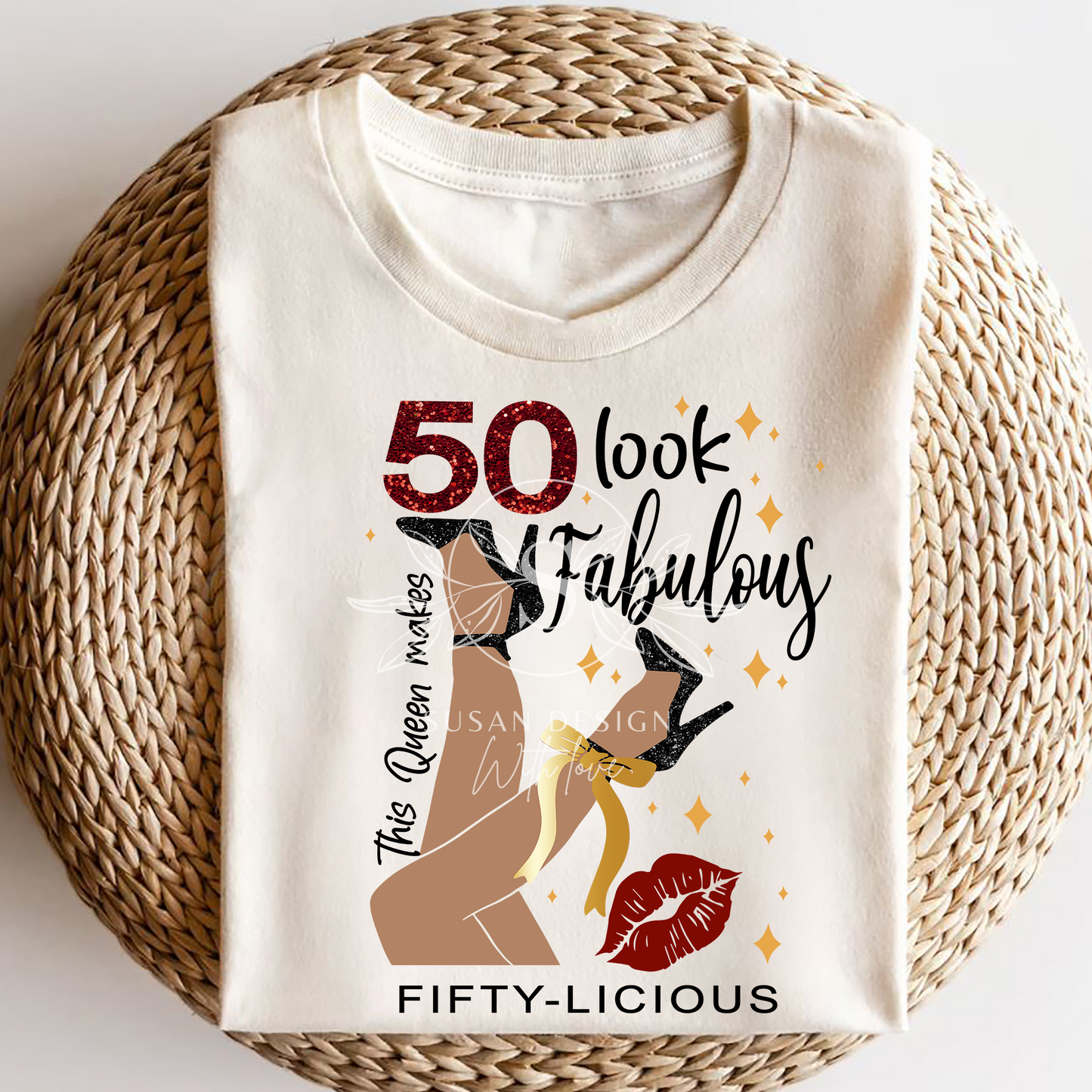 Fifty-licious, Fabulous, 50th Birthday SVG