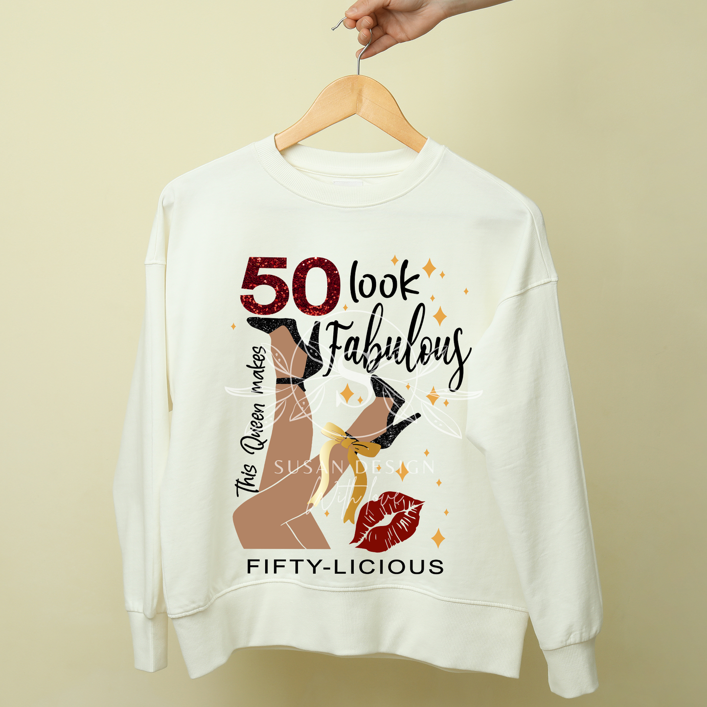 Fifty-licious, Fabulous, 50th Birthday SVG