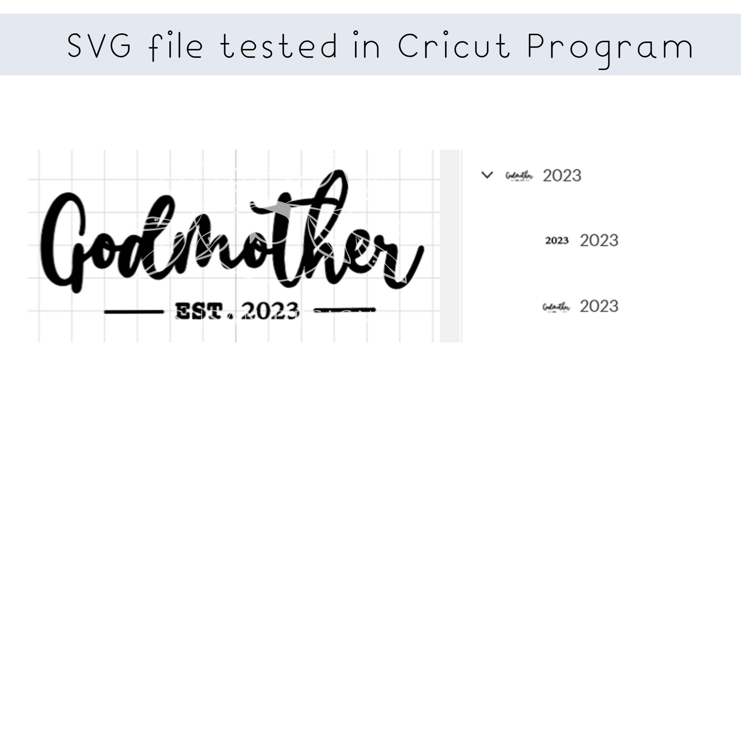 Godmother Est. 2023 SVG