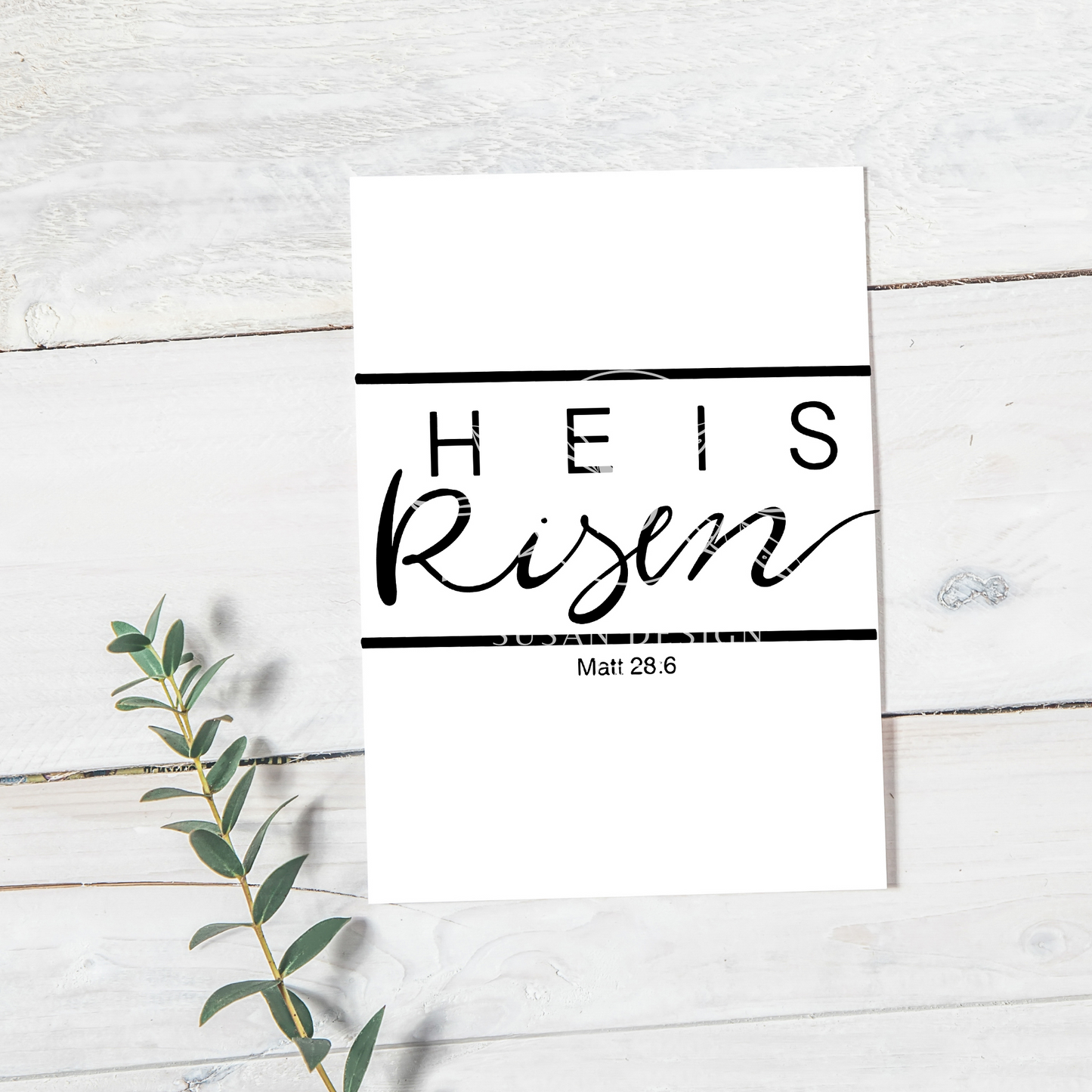 He is Risen, Script, Christian Easter SVG
