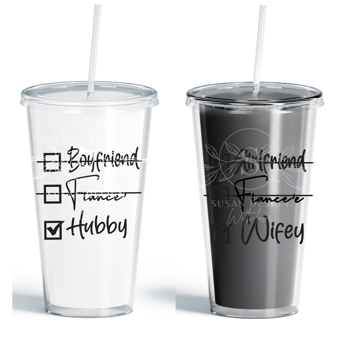 Just married svg, Hubby wifey svg