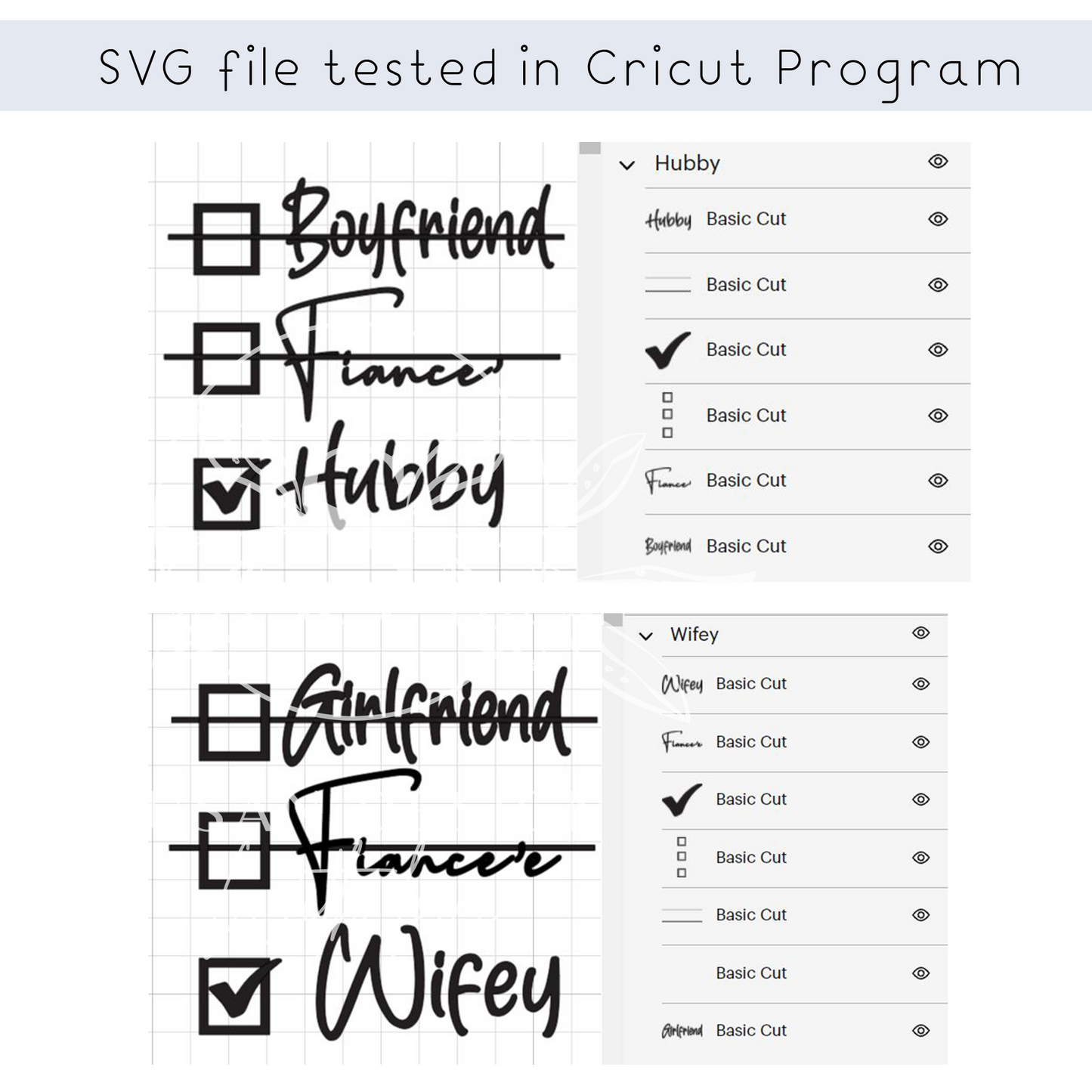 Just married svg, Hubby wifey svg