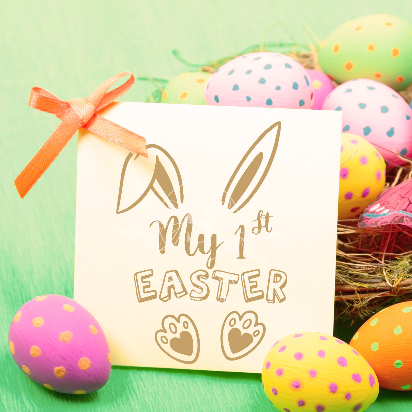 My First Easter Bunny Boy Girl, Kids Easter SVG