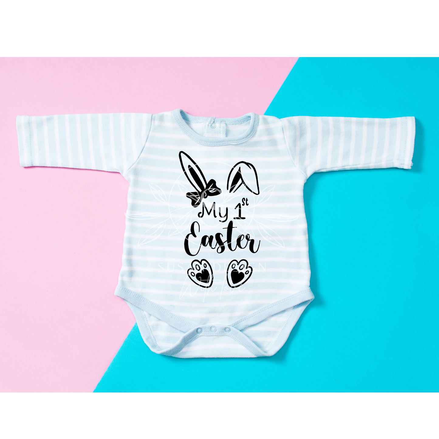 My First Easter Bunny Boy Girl, Kids Easter SVG