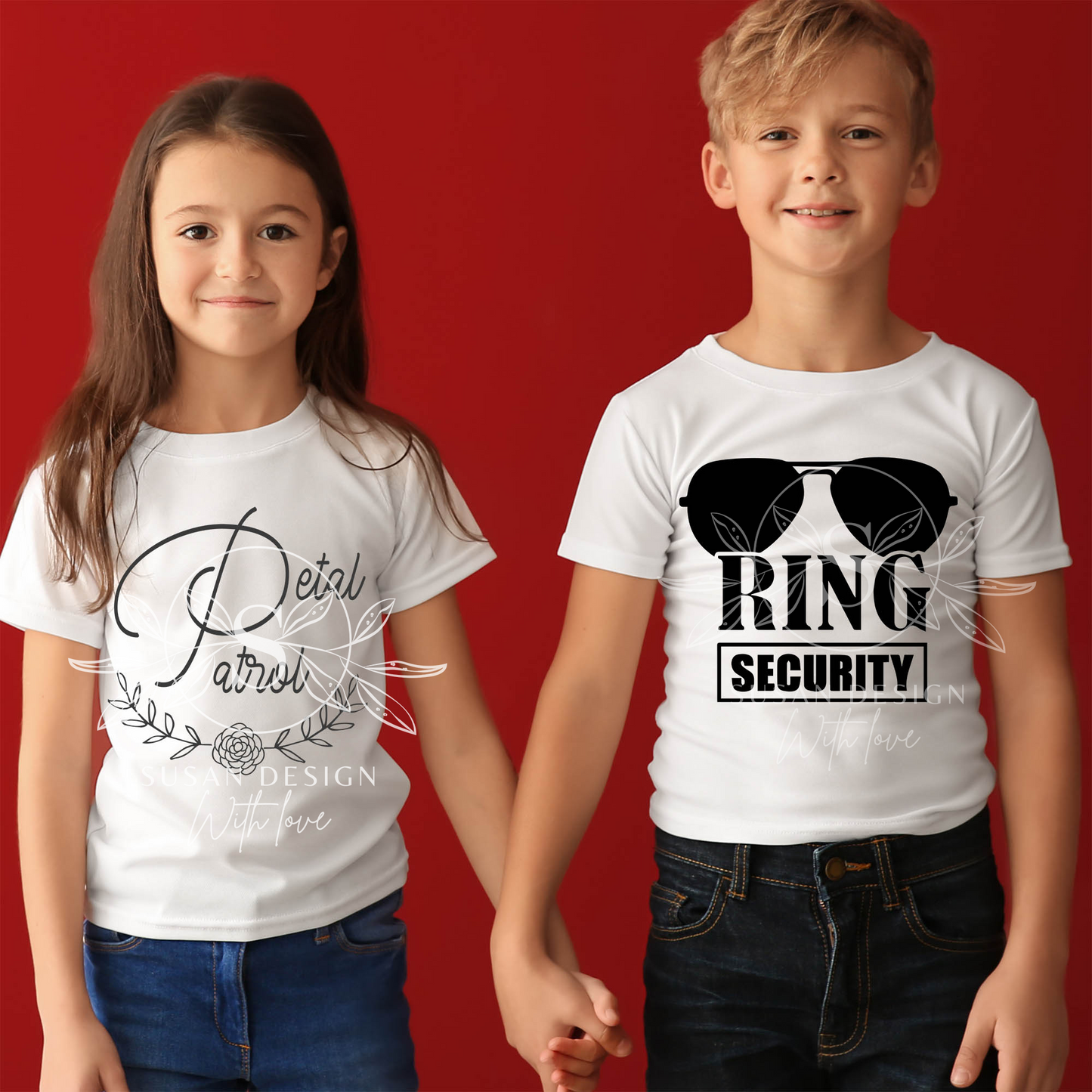 Ring Security SVG, petal patrol Svg, Wedding SVG, Ring Bearer svg