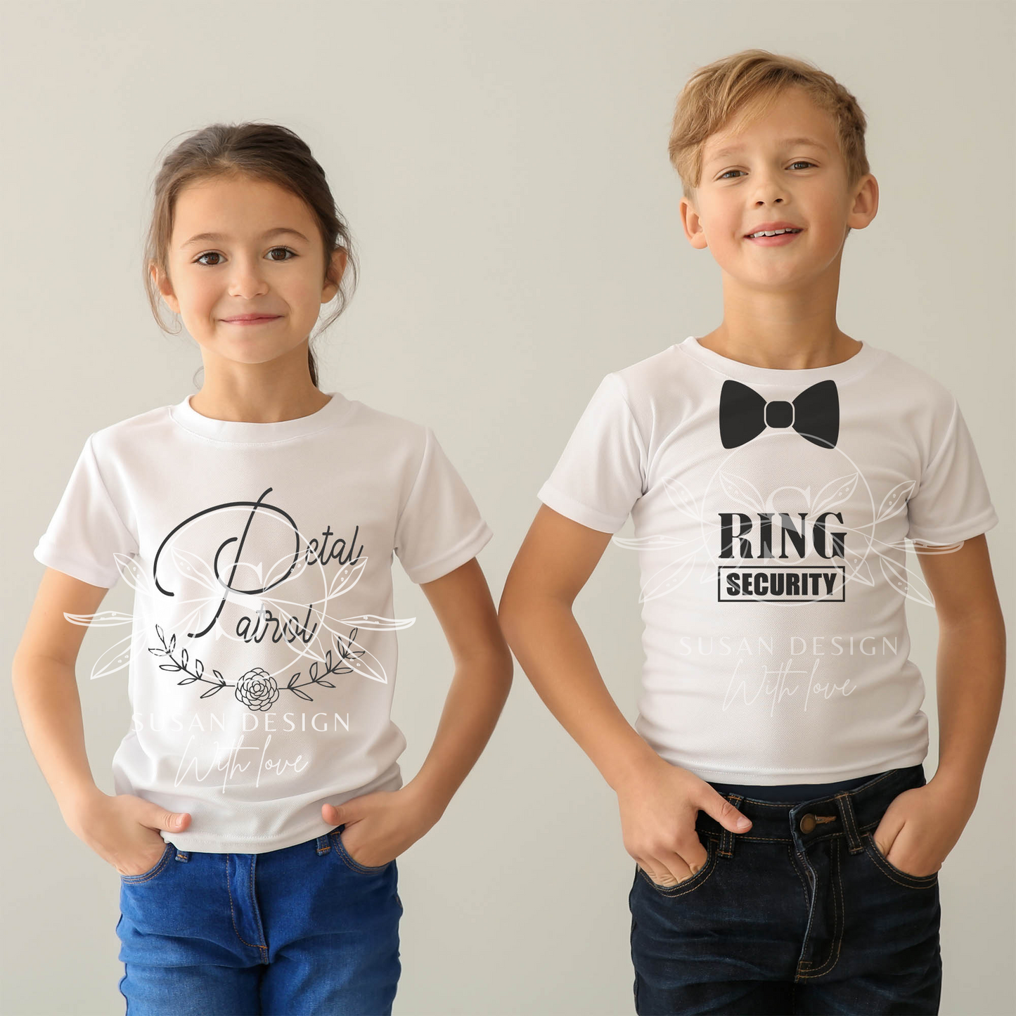 Ring Security Bow tie SVG, petal patrol Svg, Wedding SVG, Ring Bearer svg
