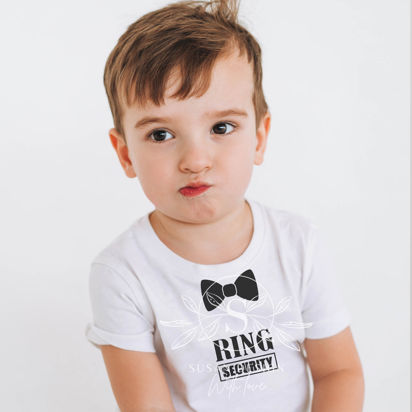 Ring Security Bow tie SVG, petal patrol Svg, Wedding SVG, Ring Bearer svg