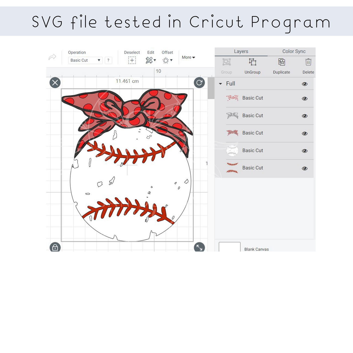 Baseball Bow Headband SVG