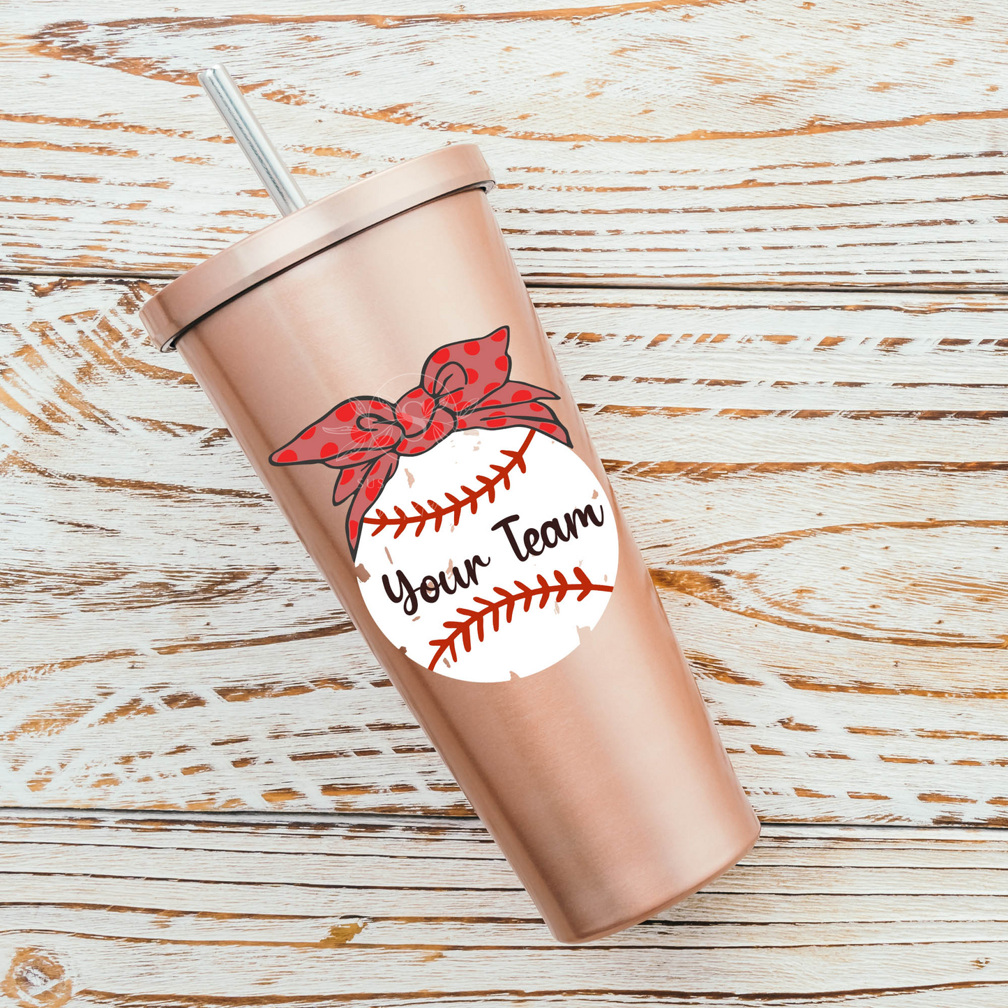Baseball Bow Headband SVG