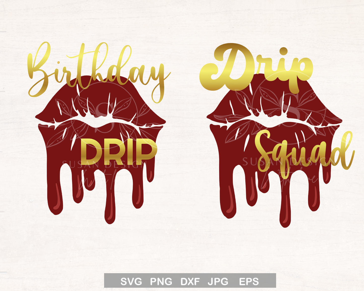 Birthday Drip, Drip Squad SVG