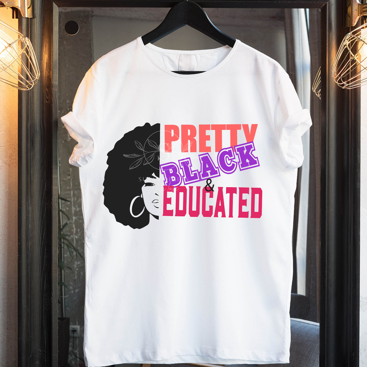 Pretty Black Educated SVG file for Cricut