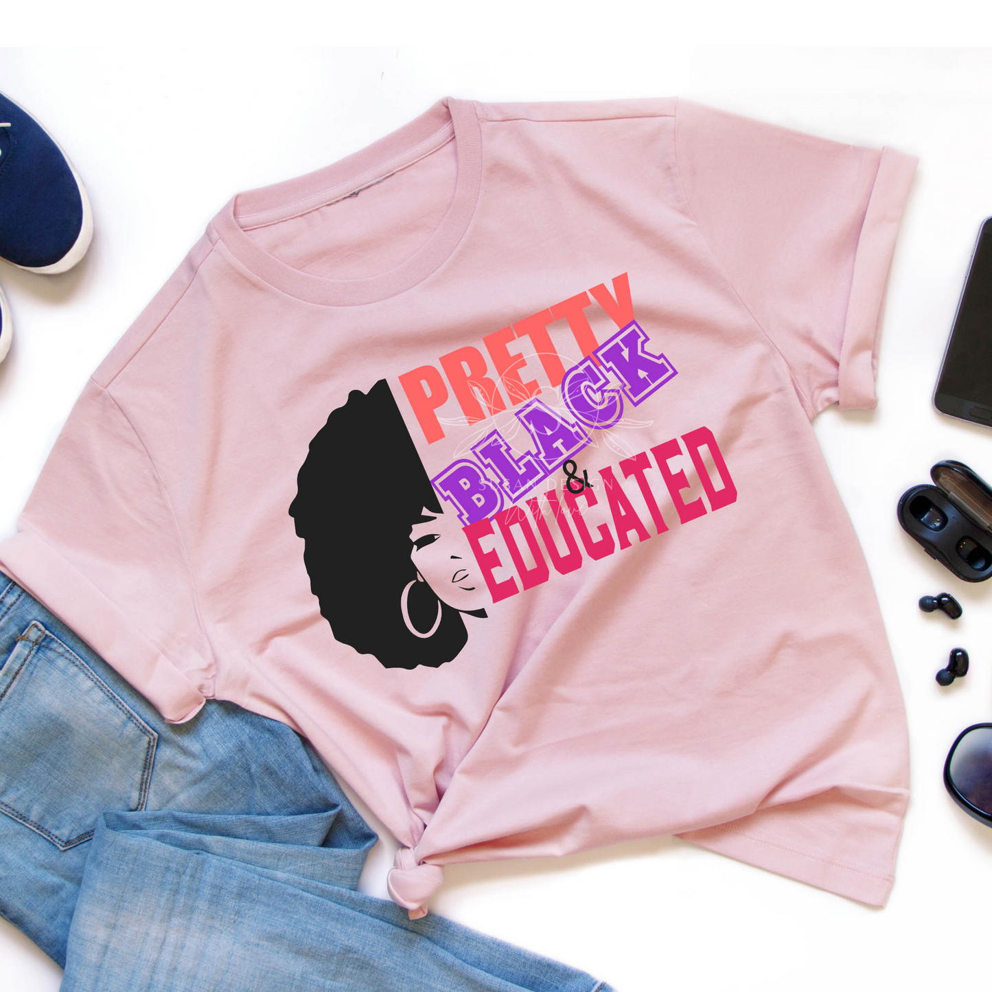 Pretty Black Educated SVG file for Cricut