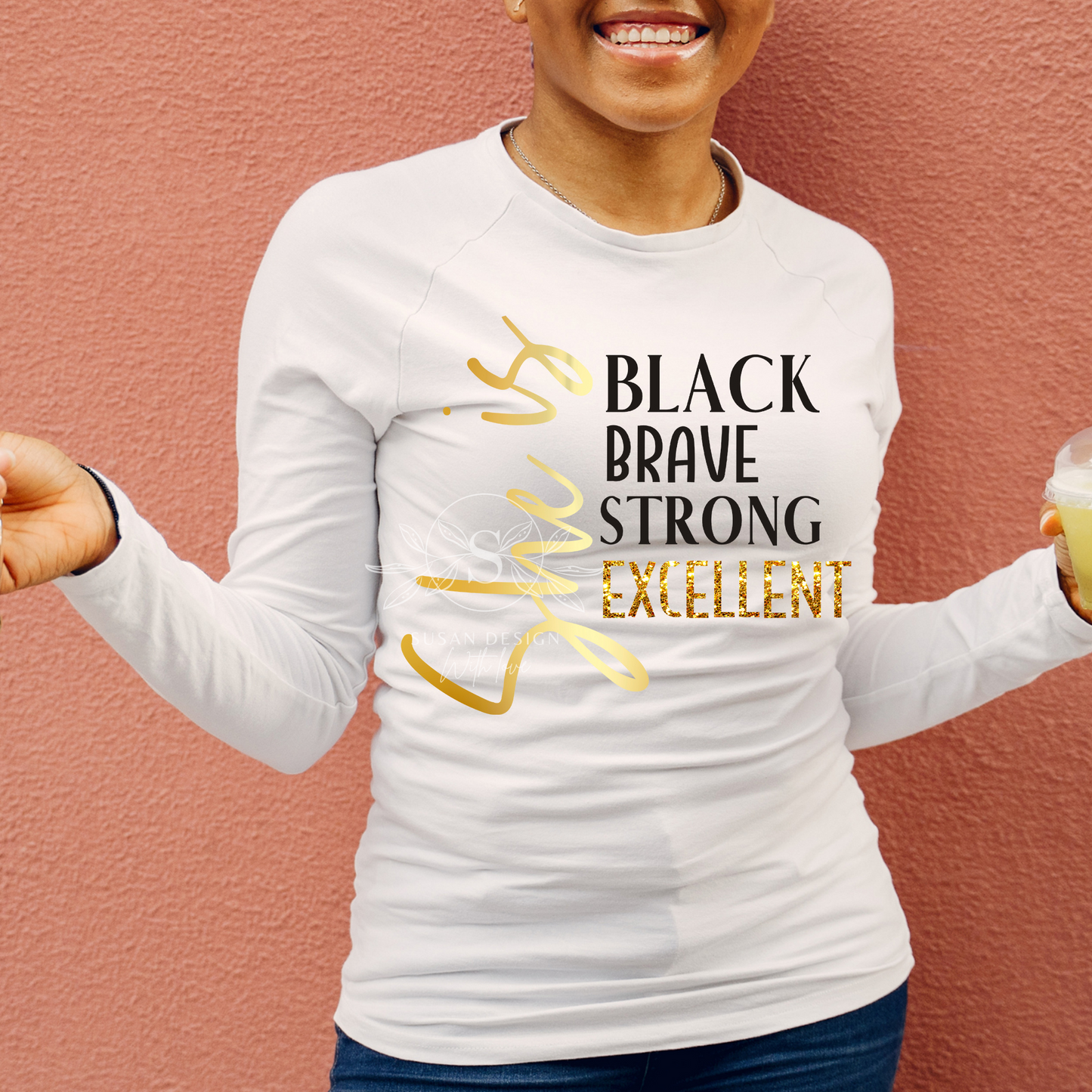 She is Black Excellent svg file for Cricut shirt design