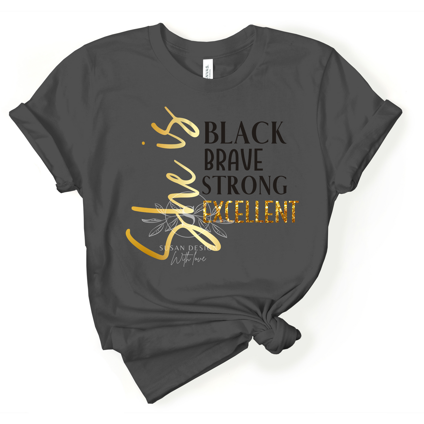 She is Black Excellent svg file for Cricut shirt design