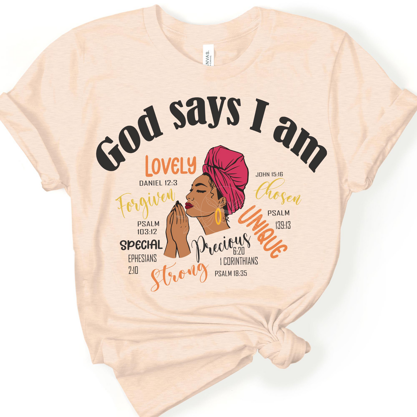 Black Woman Praying God Says I'm SVG Bundle