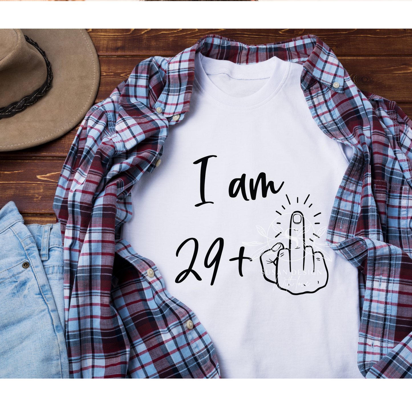 Funny men women middile finger 30th Birthday SVG