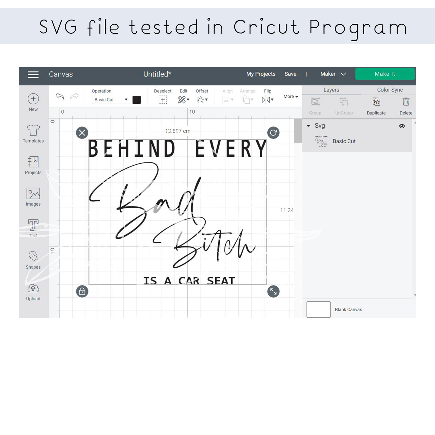 Behind Every Bad B Is A Car Seat SVG, Funny mom life