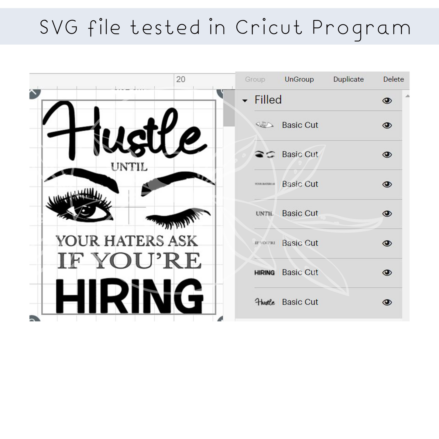 Hustler Girl Boss SVG