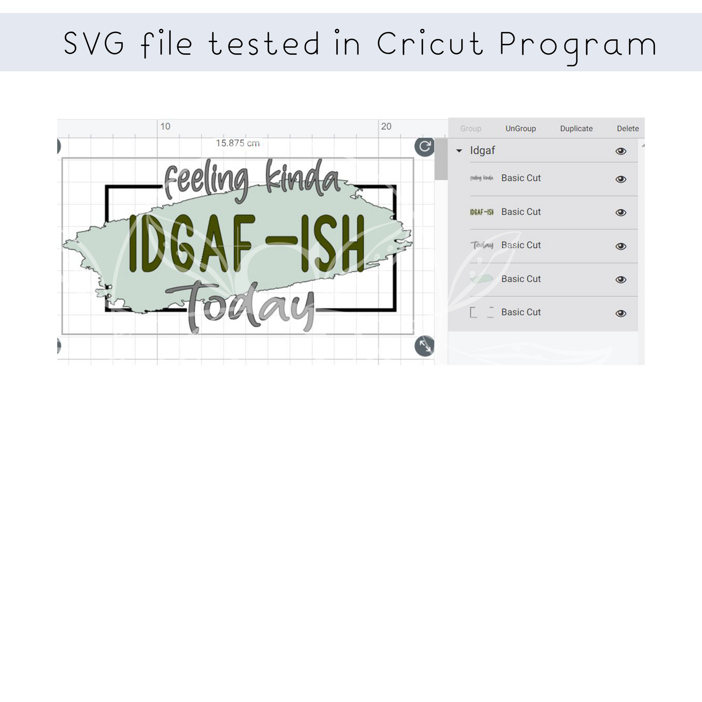 IDGAF-ish Today SVG I do what I want