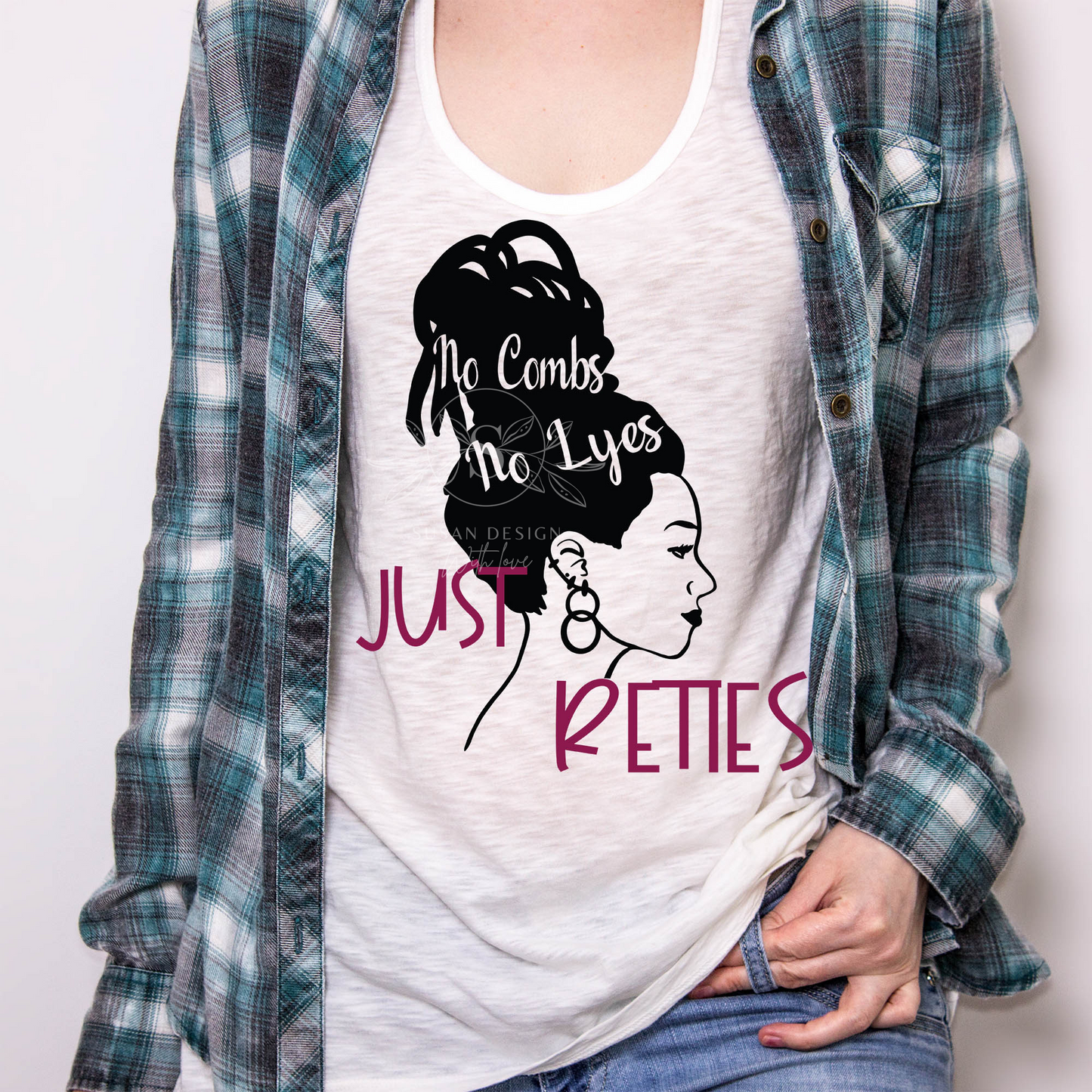 Woman High Dreadlock SVG file for Cricut
