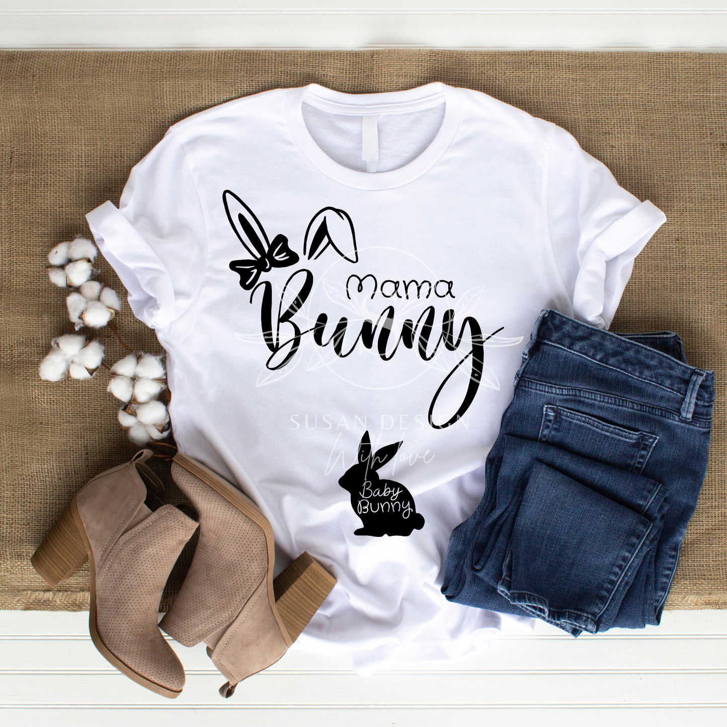 Mama Bunny, Baby Bunny, Pregnancy, SVG