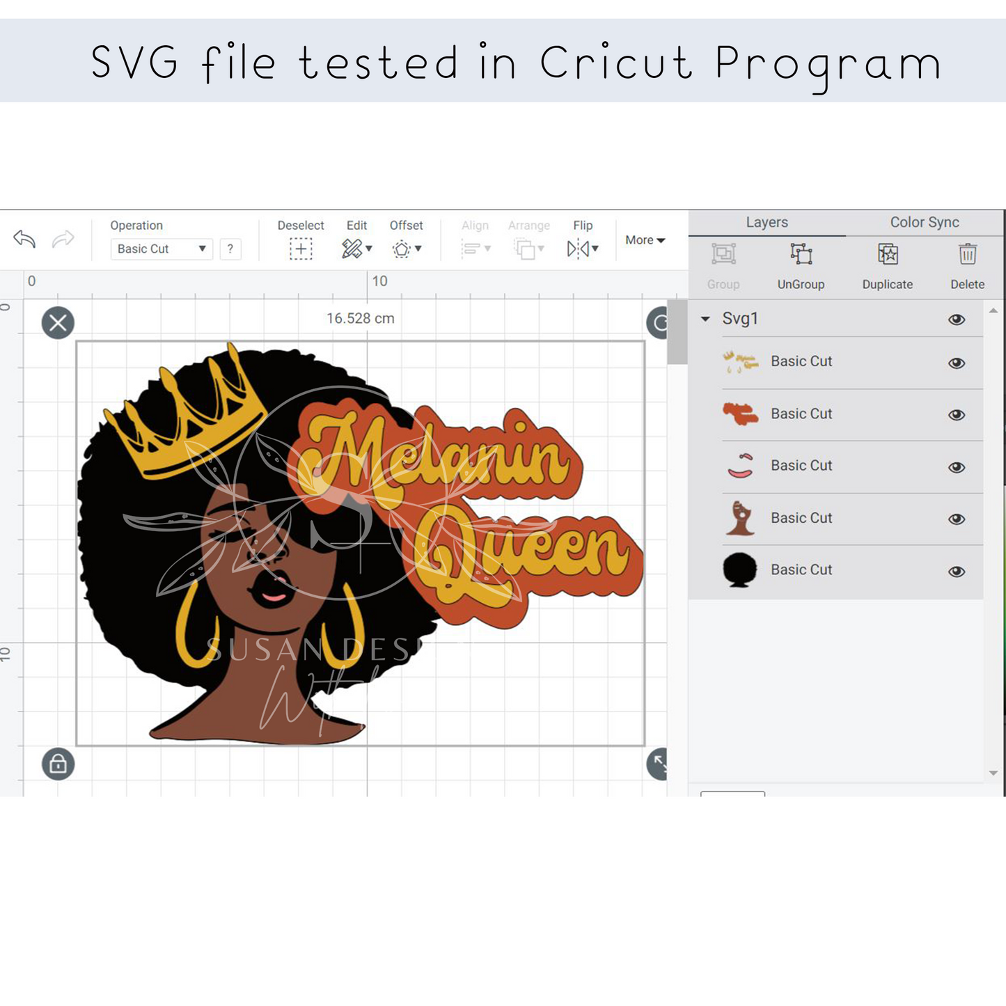 Afro Woman Melanin Queen SVG files for Cricut PNG sublimatioin