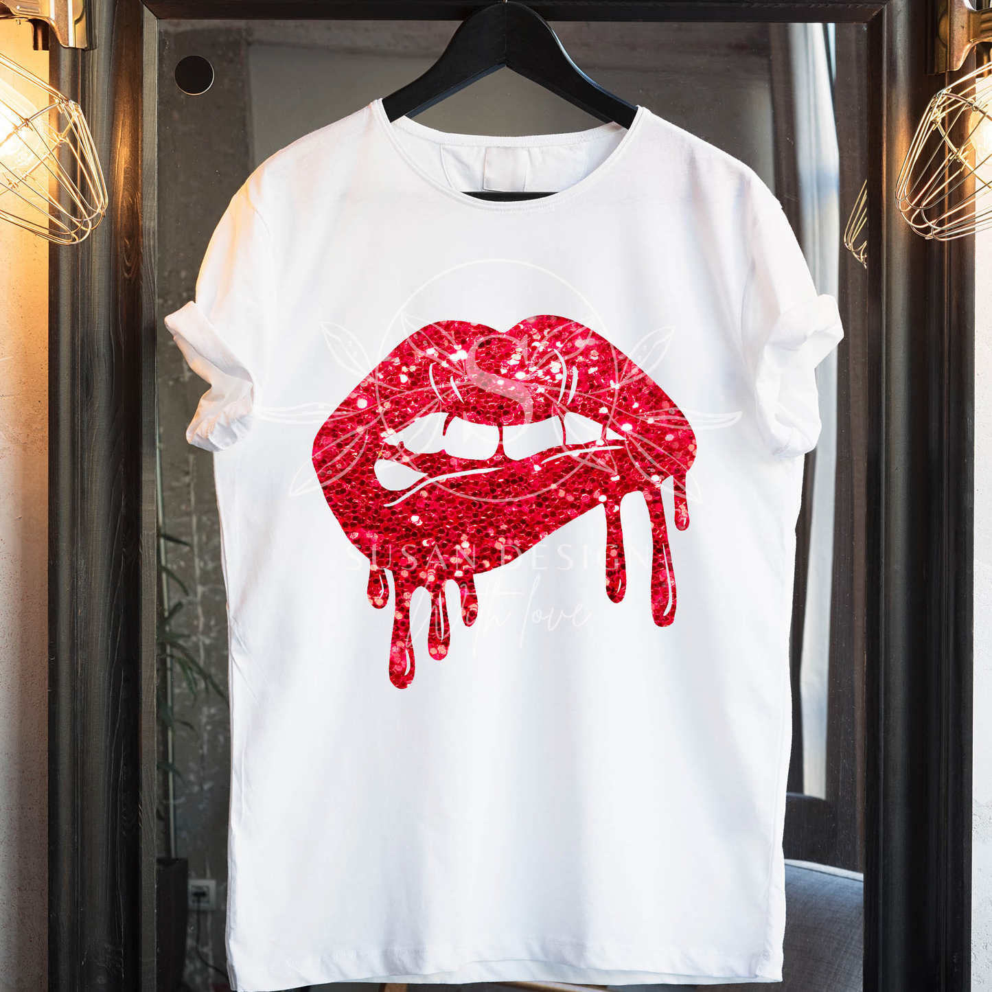 red lip svg
