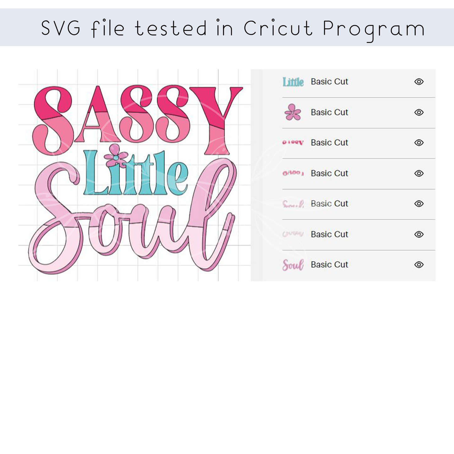 Sassy Little Soul SVG for Cricut
