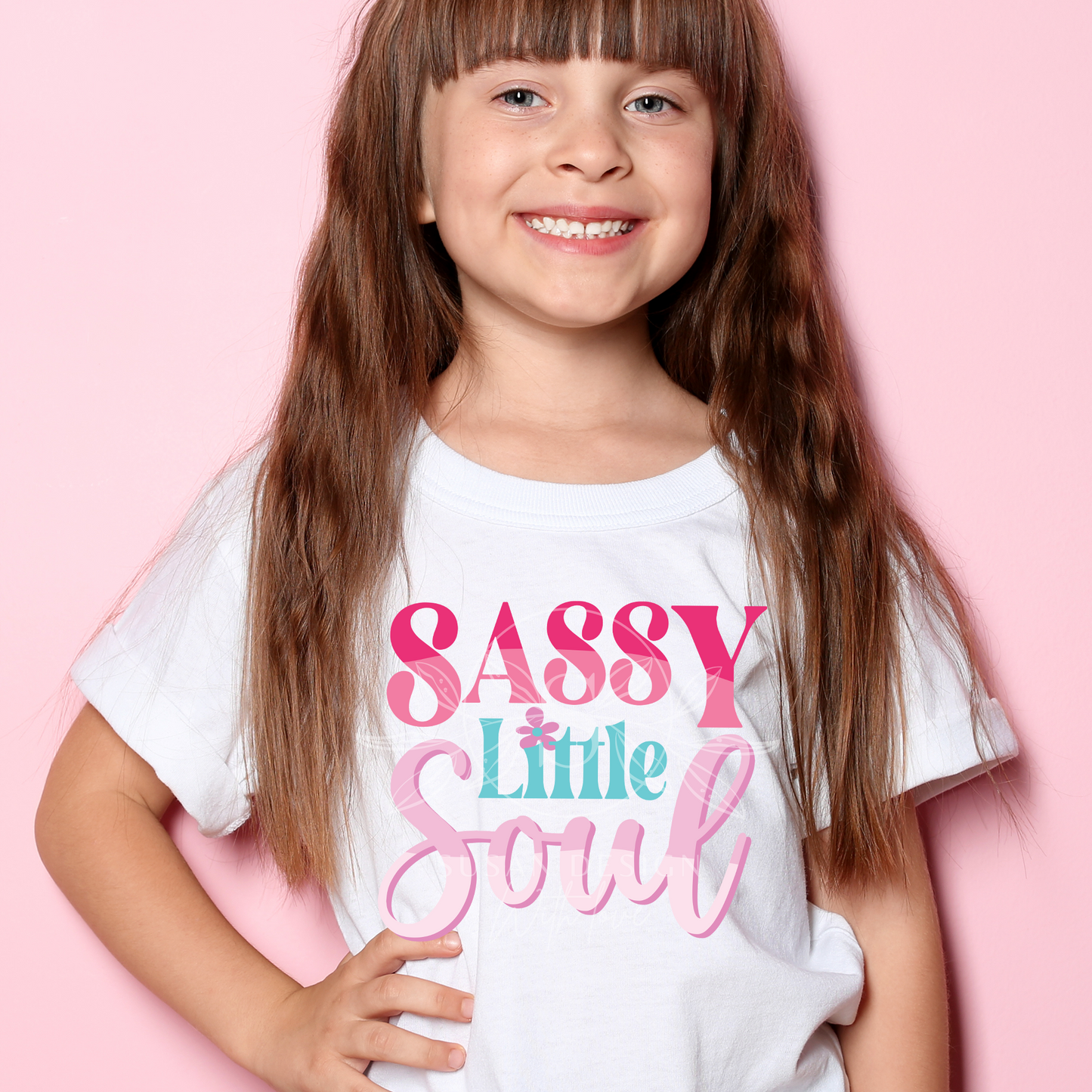 Sassy Little Soul SVG, kid design