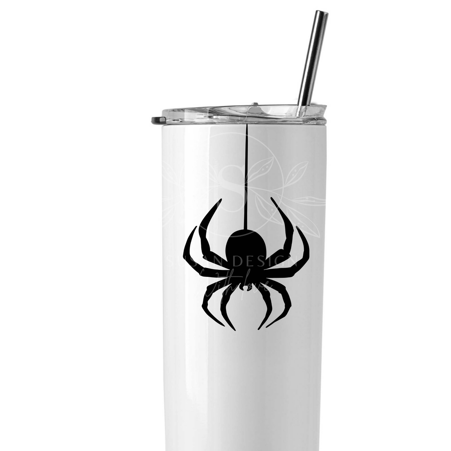 Witch and Spider SVG, Halloween Design