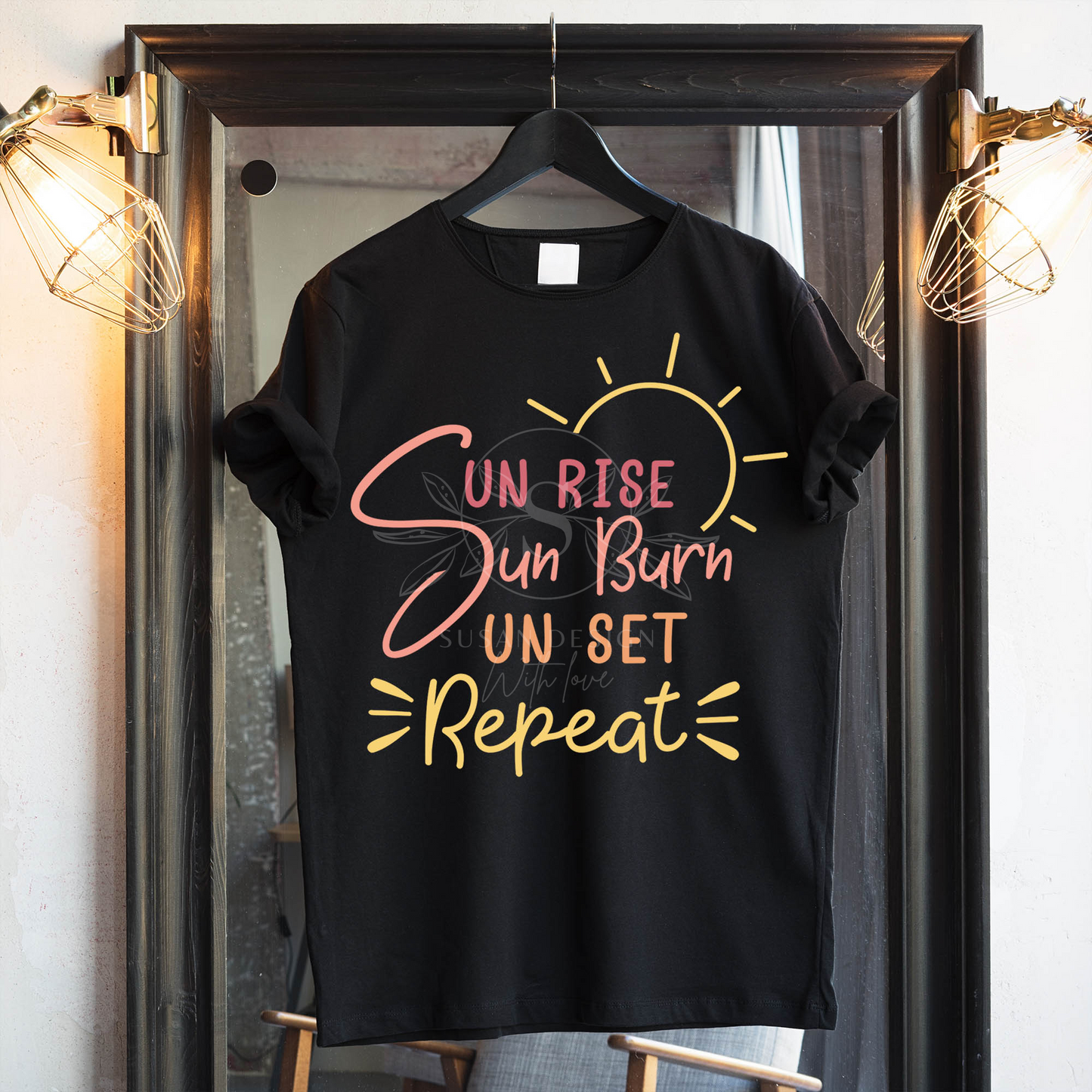 Sunrise Sunburn Sunset Repeat SVG, Summer Vibes