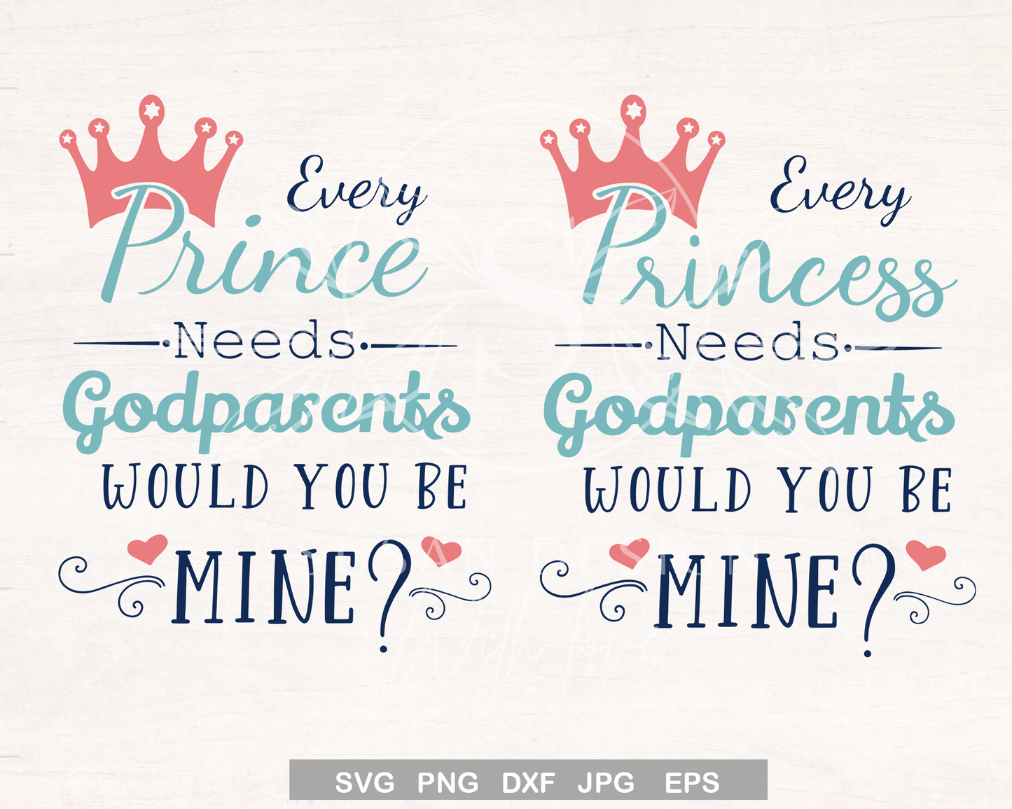 Baby Boy and Baby Girl Christening SVG