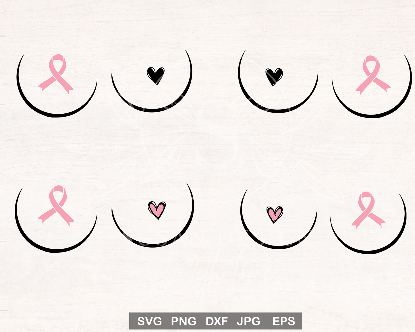 Breast Cancer SVG bundle, Cancer Survivor, Pink ribbon, Fuck Cancer SVG file for cricut, PNG sublimation