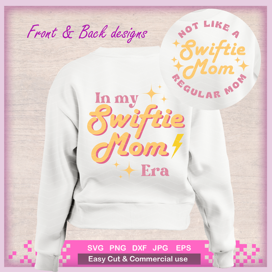 In my swiftie mom era SVG and PNG, front back design