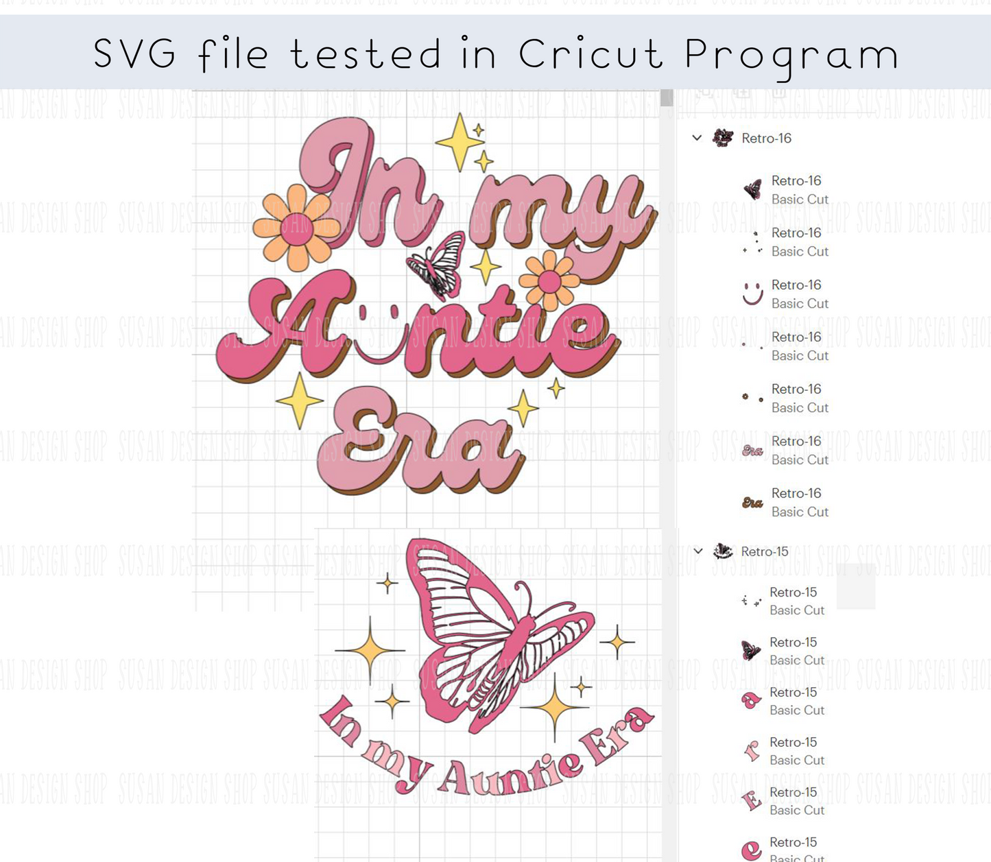 In My Auntie Era SVG, Retro Aunt Era Svg, Cool Aunt Club Svg, Trendy Svg, Funny Aunt Svg, svg file for cricut, Png sublimation