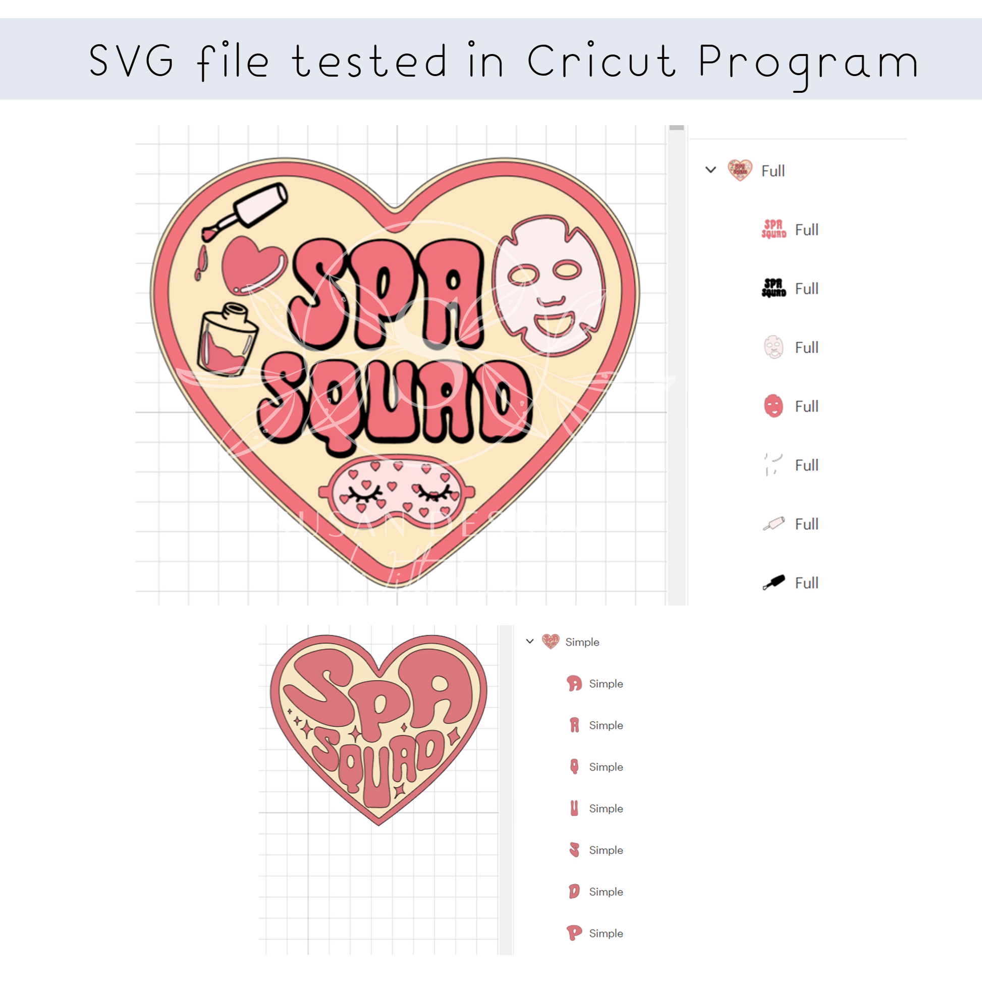 Spa Squad SVG Bundle, svg for Spa Girls party, sleepover squad, Birthday Spa SVG, PNG clipart, svg layered cut file cricut, tshirt tumbler