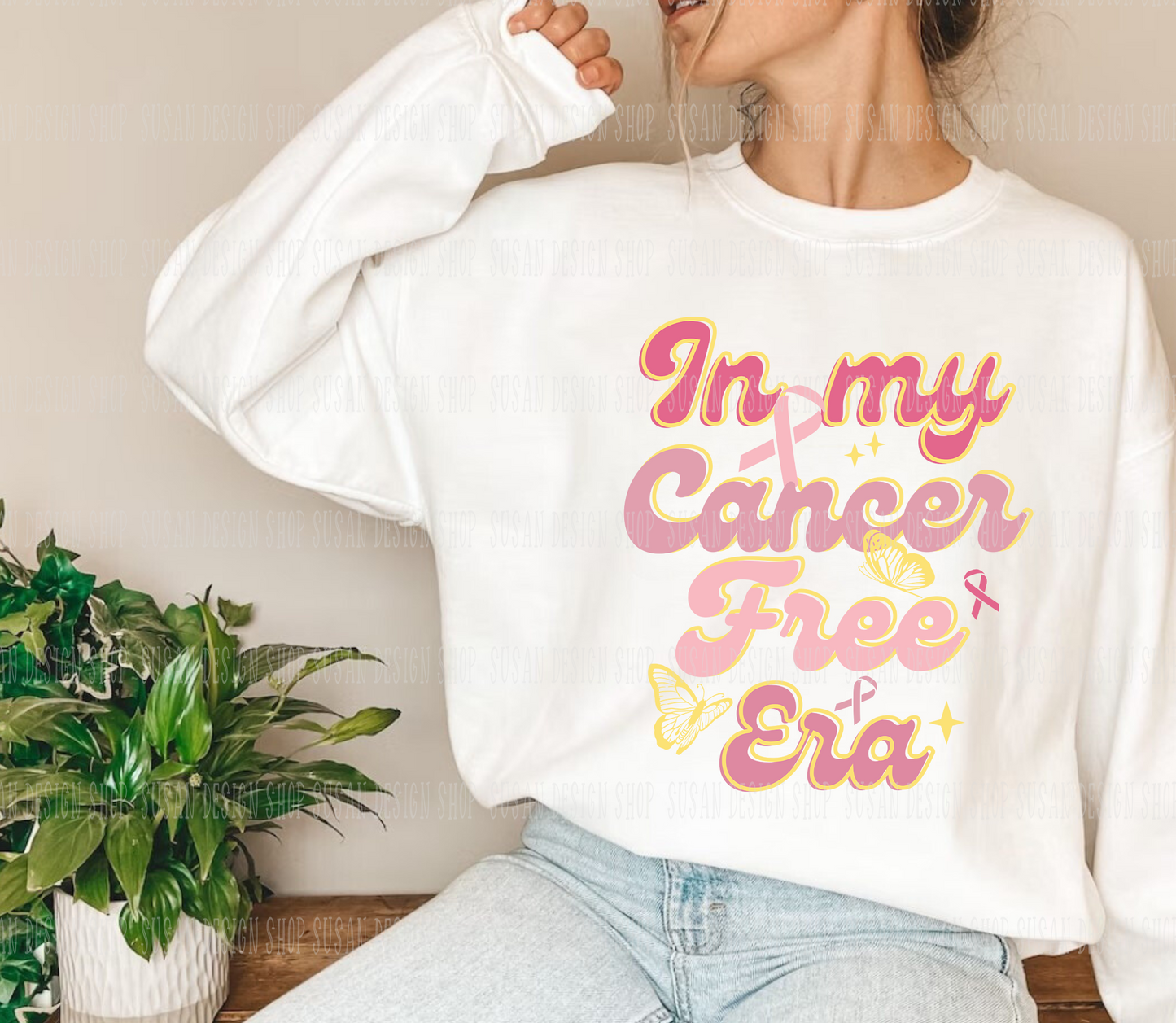 In My Cancer Free Era Svg Png, Breast Cancer Warrior Png, svg file for cricut, Png sublimation