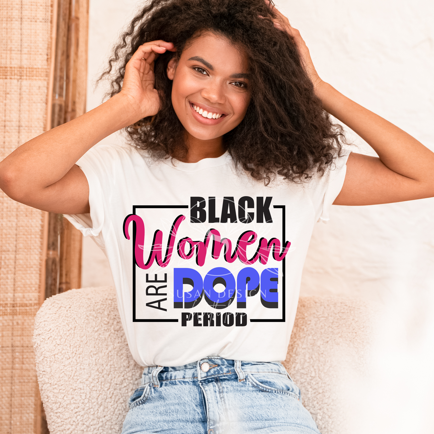 Dope Black woman SVG file for Cricut shirt design