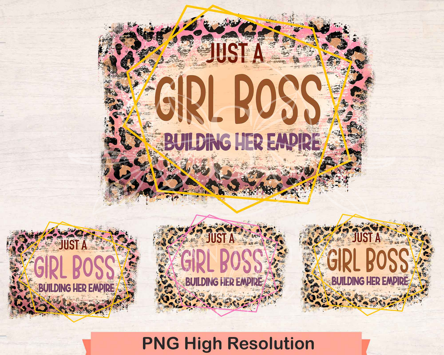 Girl Boss shirt PNG bundle for sublimation