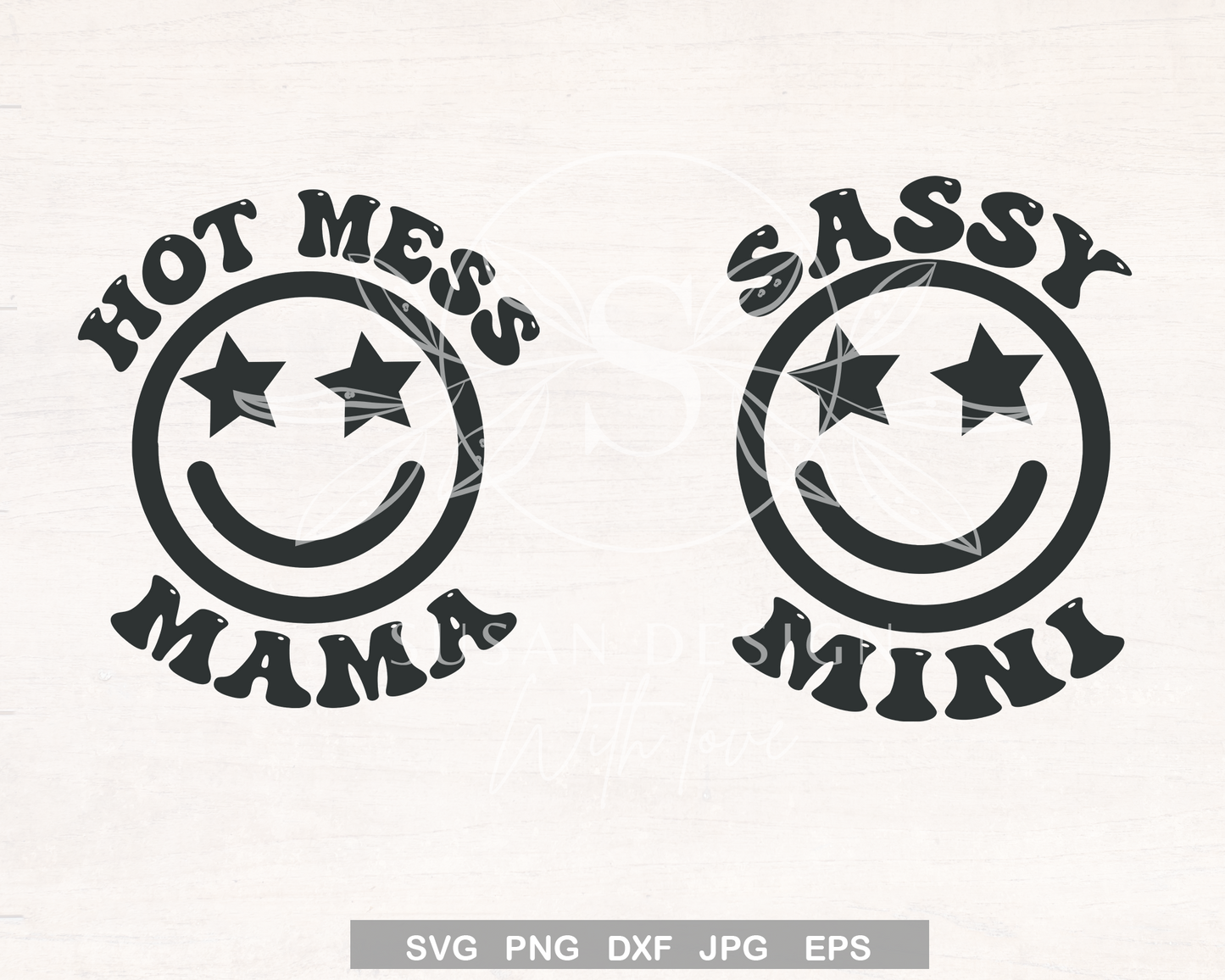 Hot Mess Mama, Sassy Mini SVG Bundle