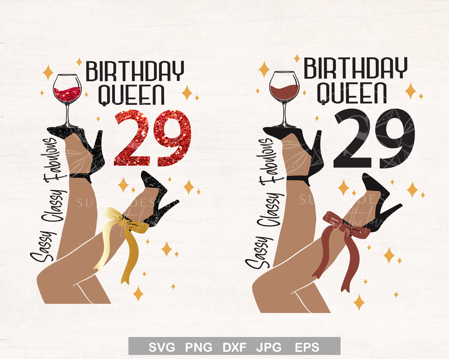 29 Birthday Queen SVG