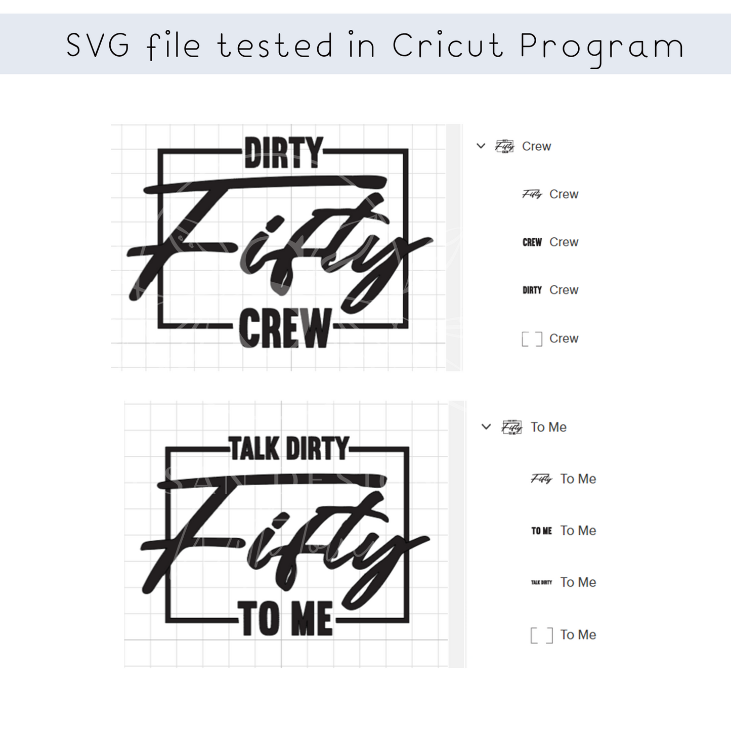 Talk Dirty Fifty to Me, 50 Birthday Girl SVG