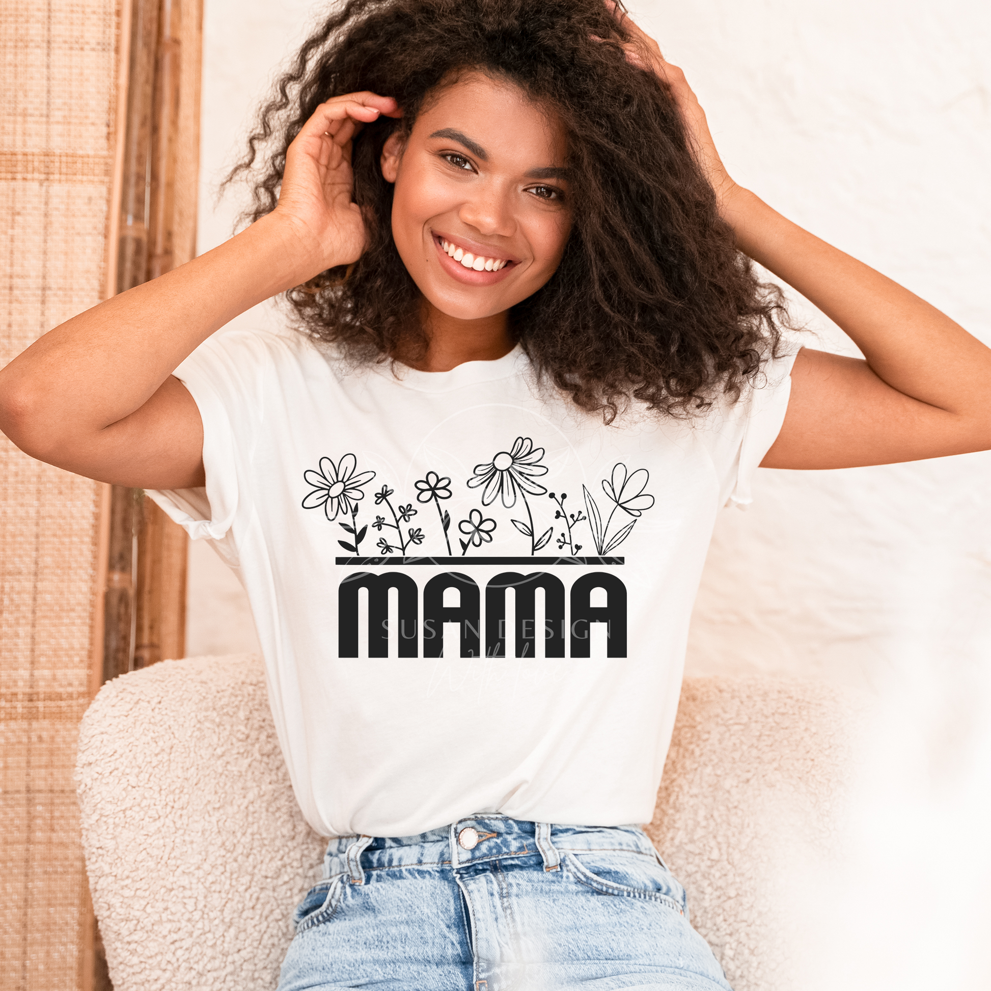 Mom Mama Flowers Floral Svg