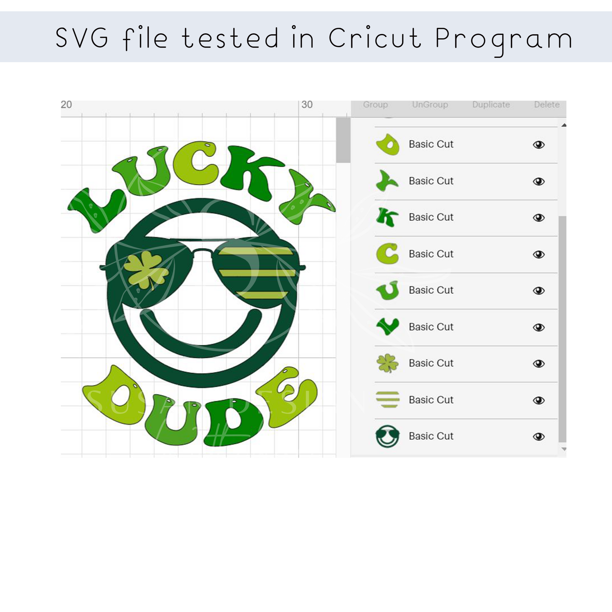 Lucky Dude SVG, St. Patrick Design