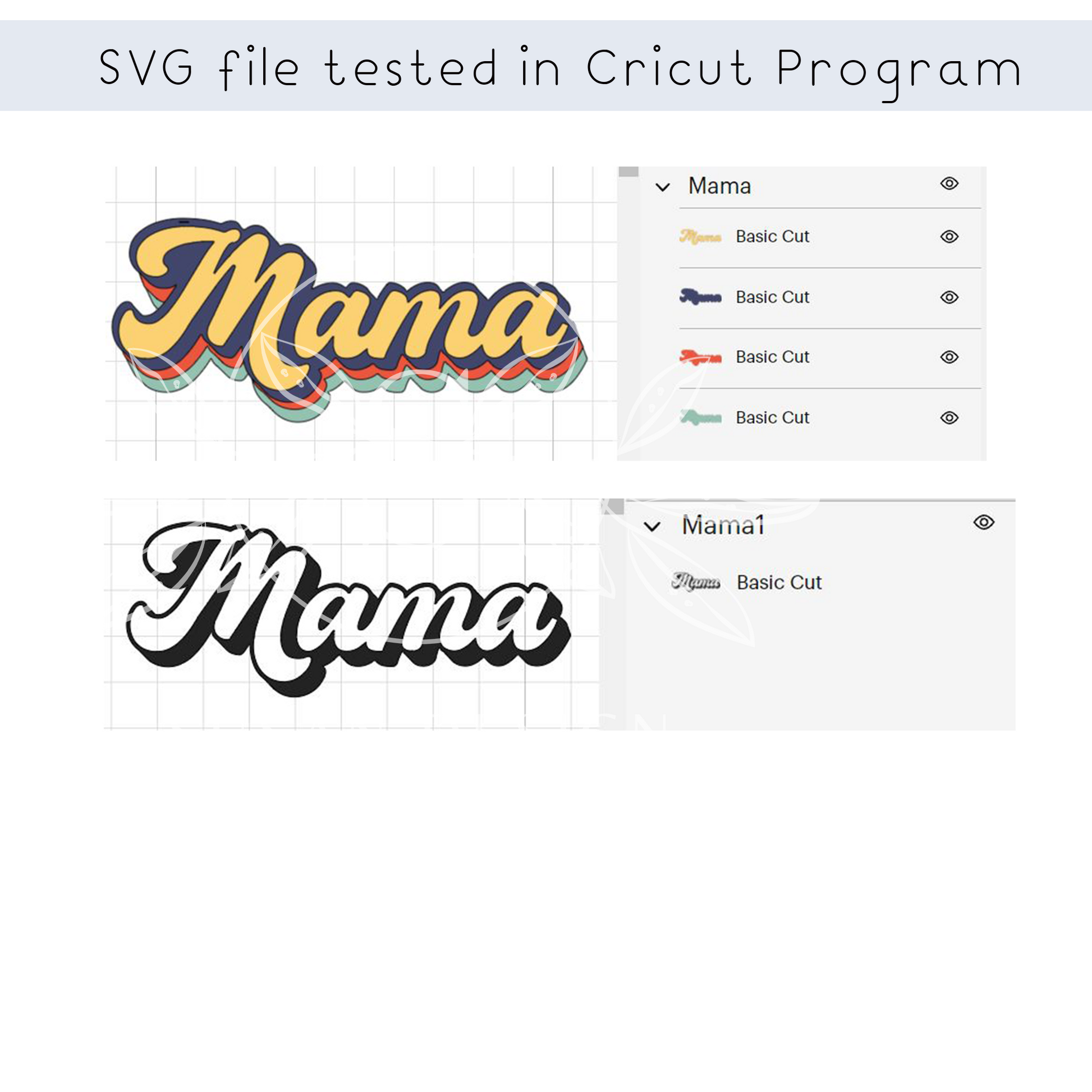 Mama Mini Retro SVG Bundle